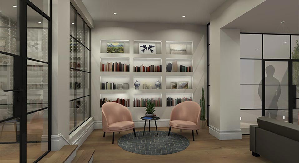 Concept design of living room