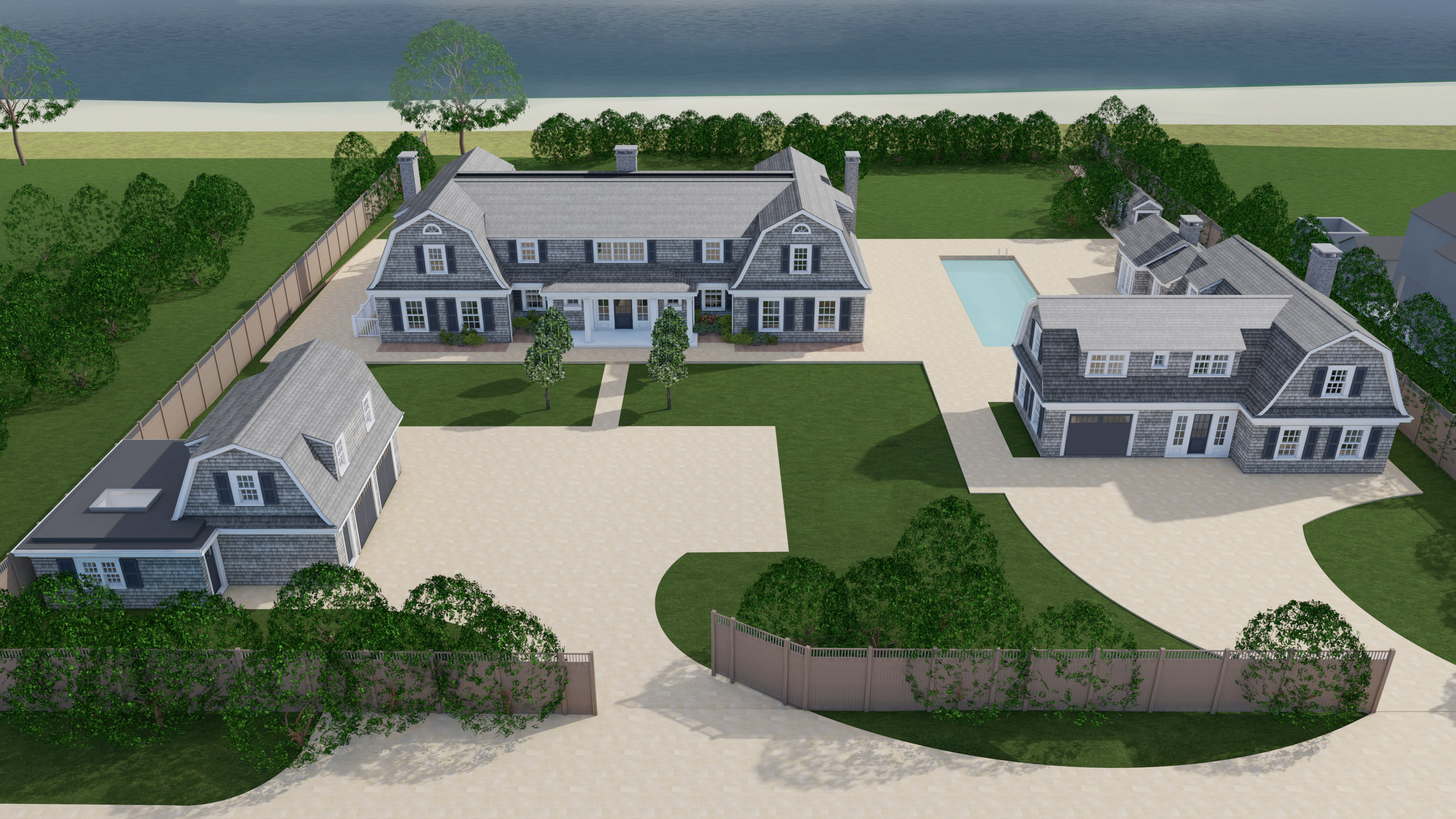 Planning Permission granted for new-build house and guest house on the beach in West Sussex