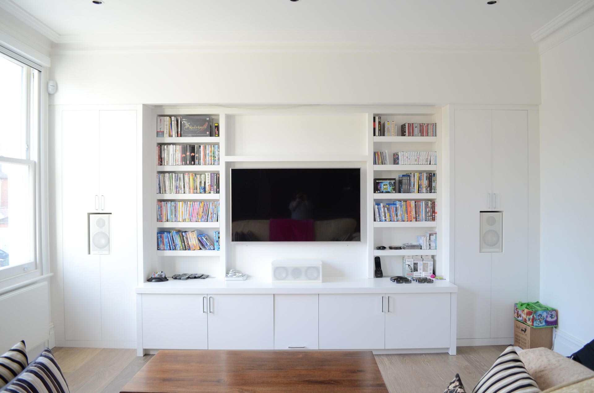 Cinema Room with speakers