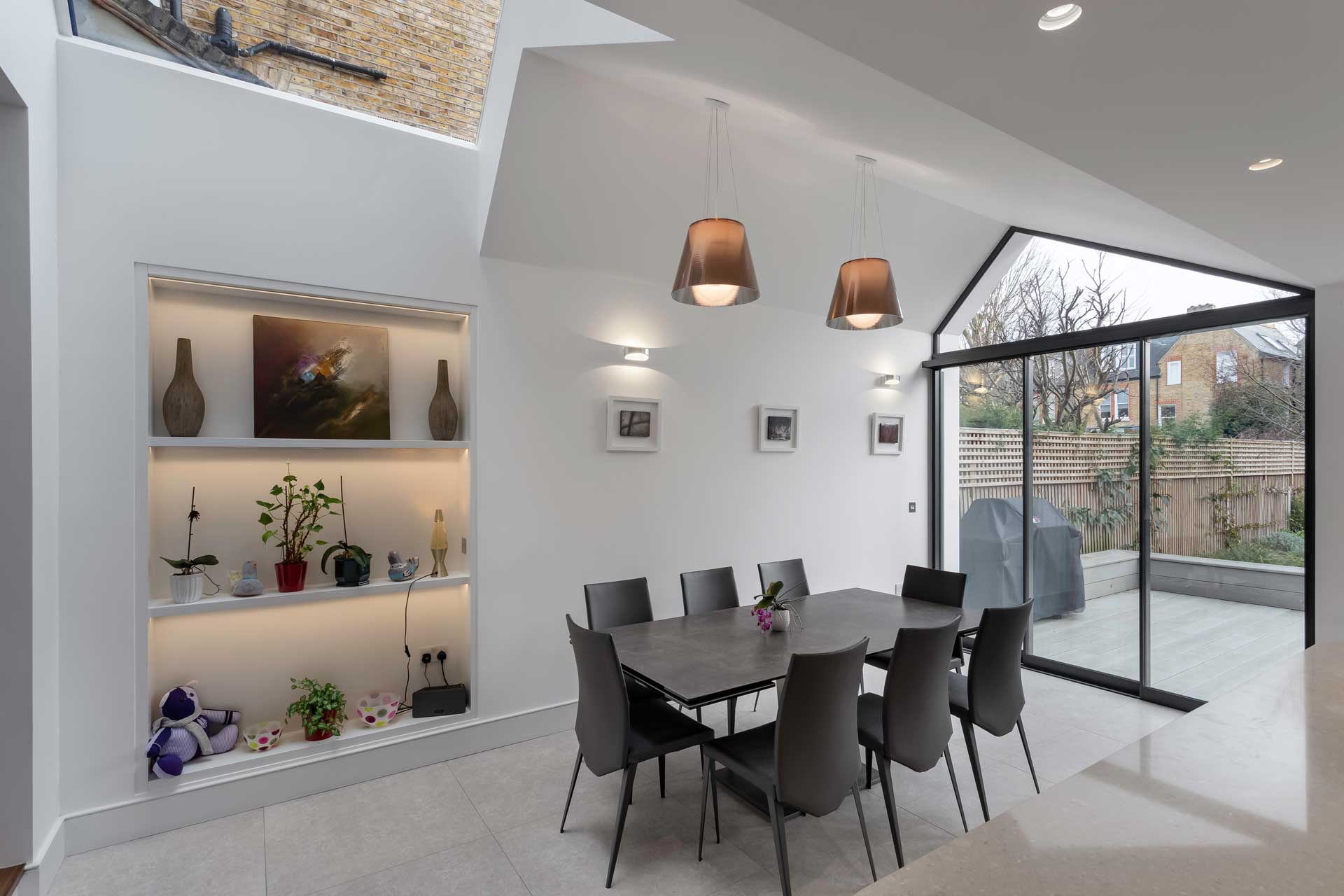 New Dining Area and Garden Entrance