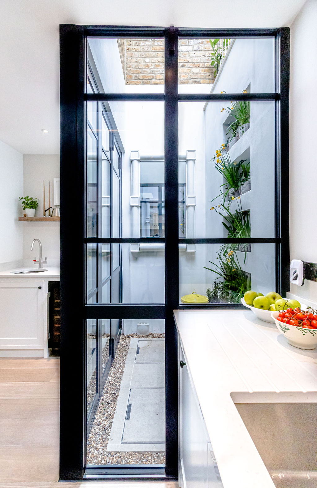 Terrace house in Chelsea with enlarged basement and refurbished